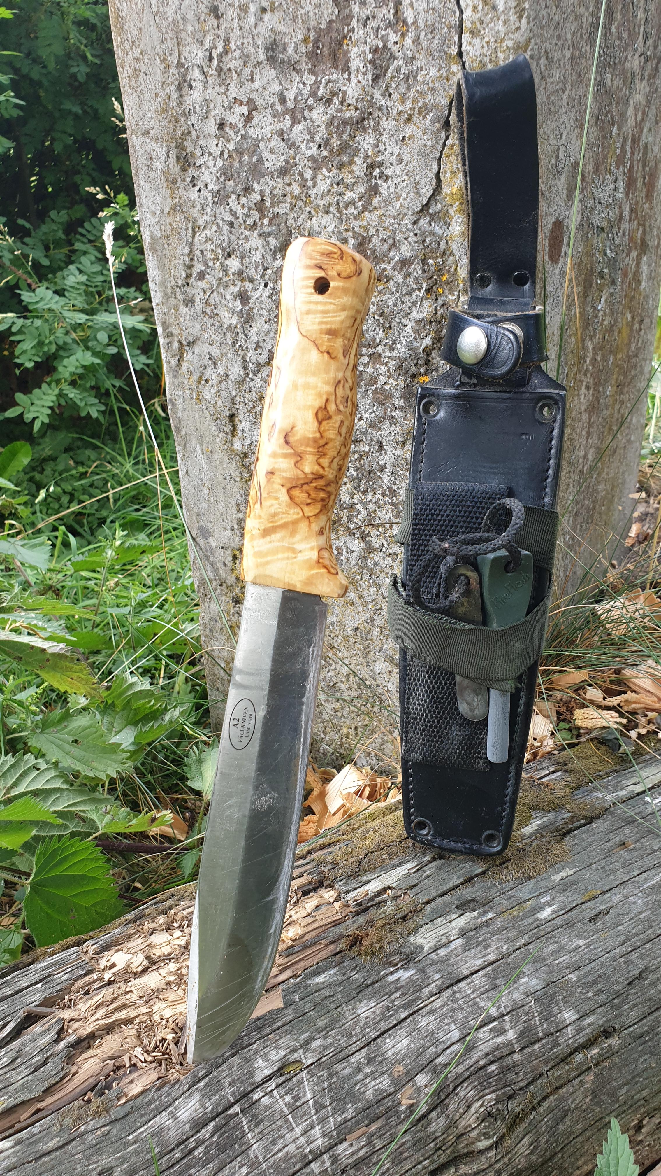 #fällkniven #A2 #vildmarkskniv #bushcraft #överlevnad #masur #knivslöjd